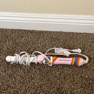 Beachwaver B1 Curling Iron with Rainbow Handle